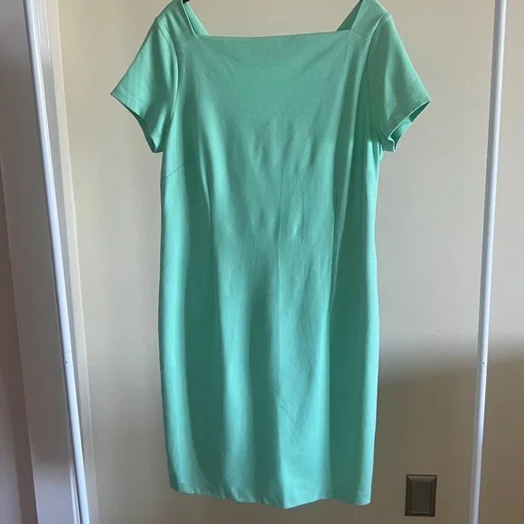 Banana Republic | Dresses | Banana Republic Mint Green Summer Stretch Dress  Size 2 Cap Sleeves | Poshmark